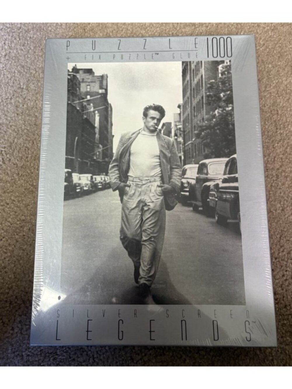 Vintage Fink & Company James Dean Puzzle Silver Screen Legends 1000 Piece Sealed